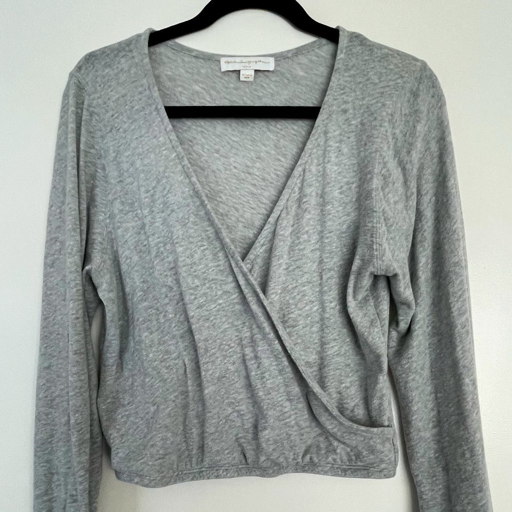 Spiritual Gangster Cropped Peasant Top